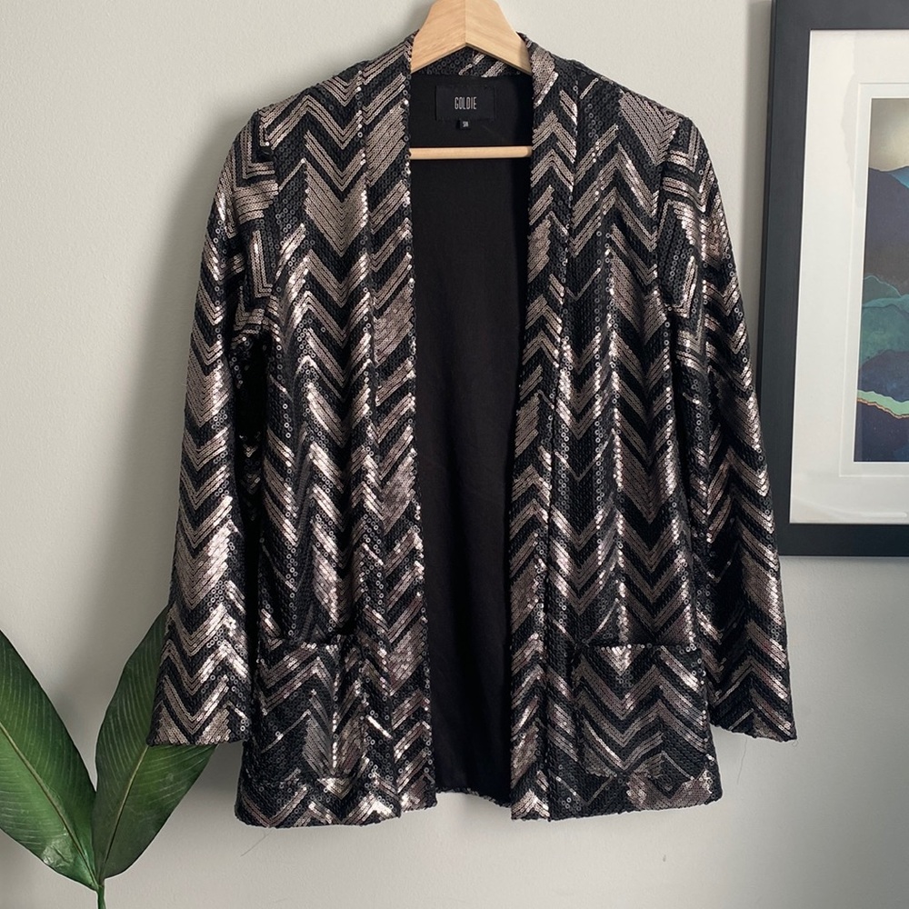 GOLDIE Sequin Blazer